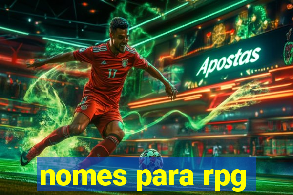 nomes para rpg
